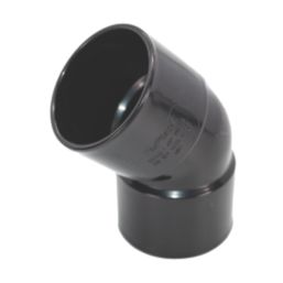 FloPlast Solvent Weld Bends 135° Black 40mm 5 Pack