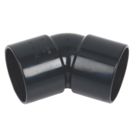 FloPlast Solvent Weld Bends 135° Black 40mm 5 Pack