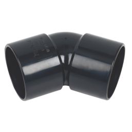 FloPlast Solvent Weld Bends 135° Black 40mm 5 Pack