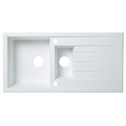 White plastic hot sale sink