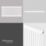 Flomasta 600mm x 1190mm 5160BTU White Horizontal 3 Column Radiator