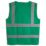 Pro RTX High Visibilty  Waistcoat Kelly Green Medium 40" Chest