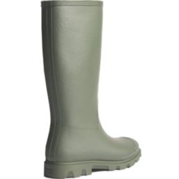Hunter Downpour Tall Insulated  Size 8  Olive Non Safety Wellies