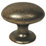 Decorative Oval Cabinet Knobs Antique Brass 40mm 2 Pack
