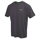 Apache Vancouver XXL Short Sleeve T-Shirt Charcoal Grey XX Large 48" Chest