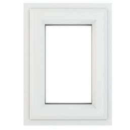 Crystal  Top Opening Clear Double-Glazed Casement White uPVC Window 440mm x 610mm