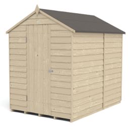 Forest  5' x 7' (Nominal) Apex Overlap Timber Shed