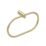 Essentials Brushed Brass Bathroom Accessories 4 Pack