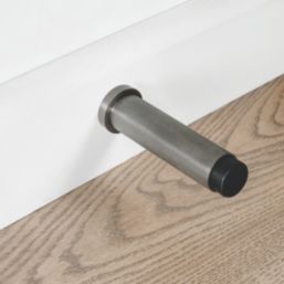 Eclipse Cylindrical Linear Wall Mounted Projection Door Stop 20 x 83mm Dark Bronze