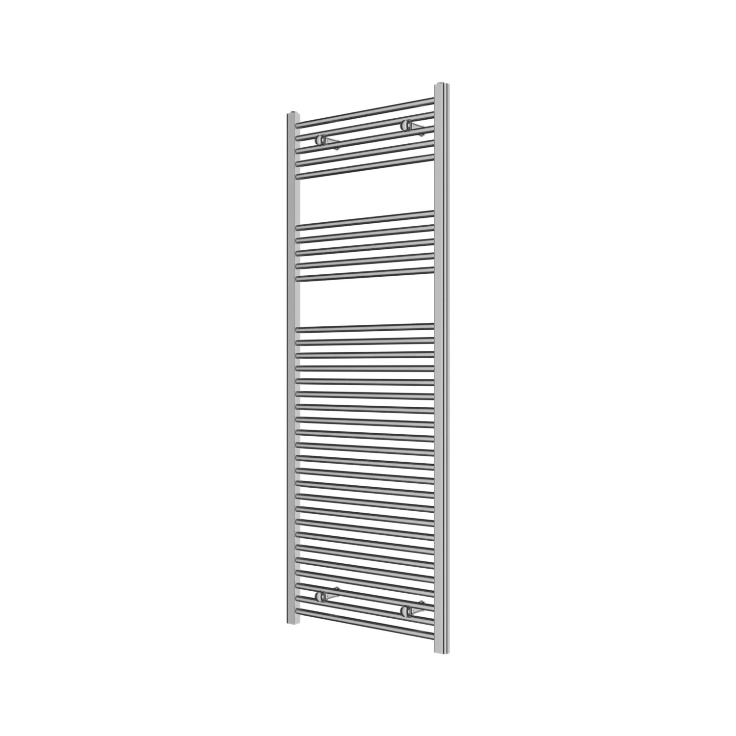 Flomasta 1600mm x 600mm 1889BTU Chrome Flat Towel Radiator (550TF)