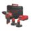Milwaukee M12FPD2-602X 12V 2 x 6.0Ah Li-Ion RedLithium Brushless Cordless Percussion Drill