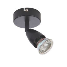 Saxby Amalfi Round 1-Light Spotlight Matt Black