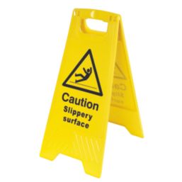 Danger Slippery Surface A-Frame Safety Sign 600mm x 290mm