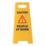 Essentials Caution People At Work A-Frame Safety Sign 600mm x 290mm