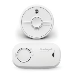 FireAngel  FA6813-SB1-T2 Battery Standalone Smoke & Carbon Monoxide Alarm Duo 2 Pieces