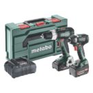Metabo Combo Set 2.8.6 (685198000) 18V 2 x 2.0 / 4.0Ah Lithium CAS Brushless Cordless Combi Drill & Impact Driver Twin Pack