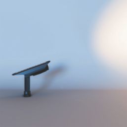 Calex Padoa Outdoor LED Solar-Powered Path Lights Black 65lm 2 Pack