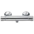 Triton Pirlo Exposed Single Outlet Thermostatic Chrome Bar Mixer Shower Valve