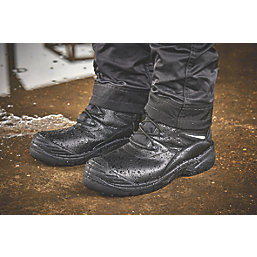 Apache Combat   Lace & Zip Safety Boots Black Size 10