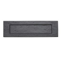 Hardware Solutions Antique Letter Plate Black 250mm x 70mm