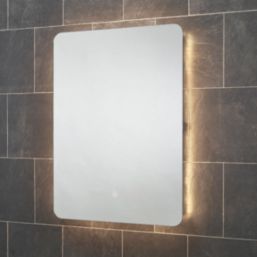 Sensio Reagan Rectangular Backlit Bathroom Mirror With 960lm LED Light 600mm x 800mm