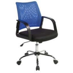 Nautilus Designs Calypso Medium Back Task/Operator Chair Blue