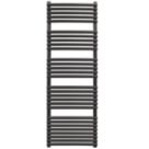 Towelrads 1500mm x 500mm 2539BTU Black Flat Designer Towel Radiator