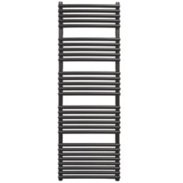 Towelrads 1500mm x 500mm 2539BTU Black Flat Designer Towel Radiator