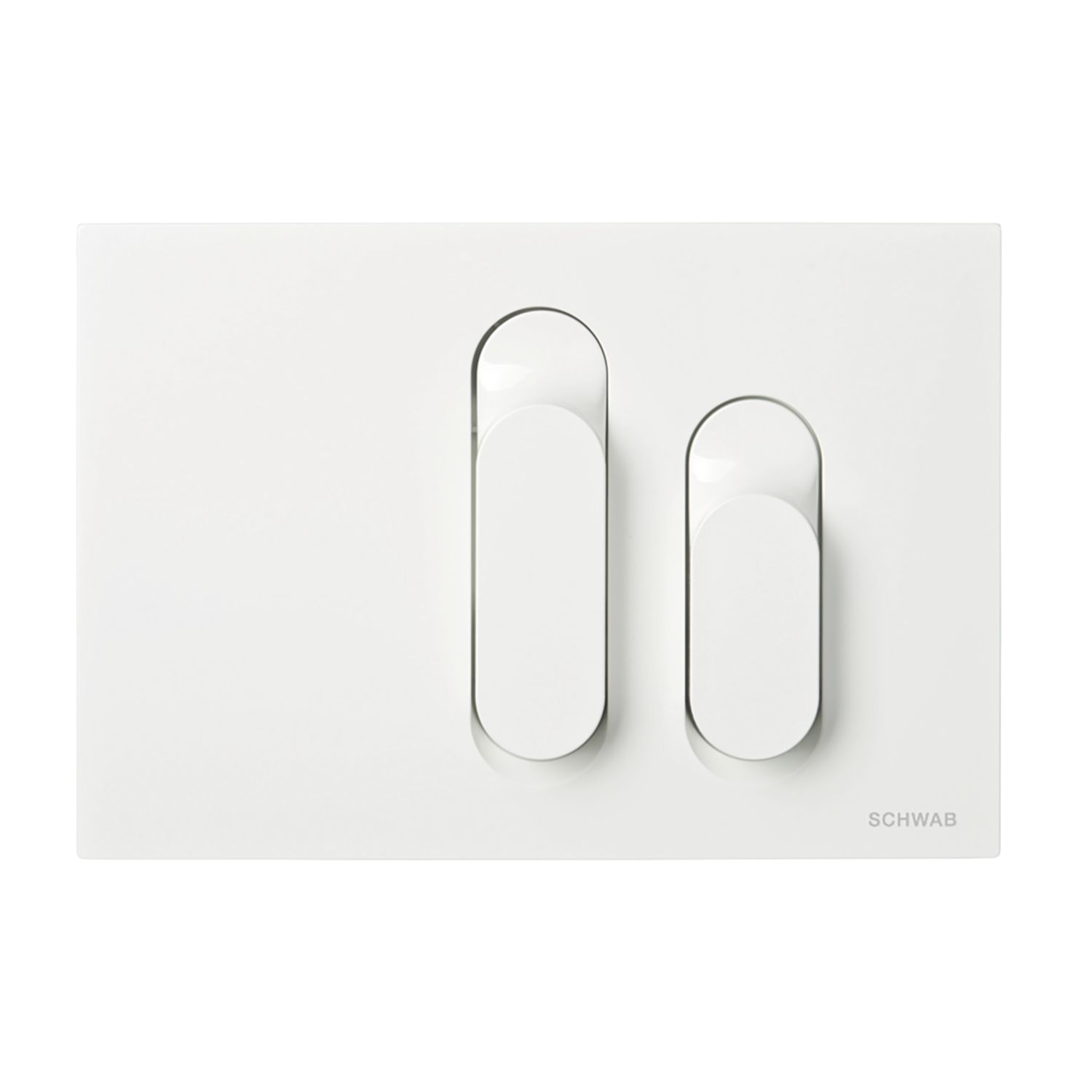 Fluidmaster Schwab Dura 634684 Dual-Flush Flushing Plate White (5520X)