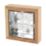 Varilight  1-Gang Surface Pattress Classic Oak Single Wall Box 25mm