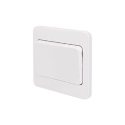 Schneider Electric Lisse 10AX 1-Gang 2-Way 10AX Wide Rocker Light Switch  White