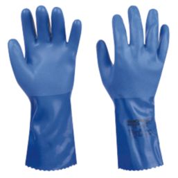 Showa 660 Chemical Hazard Gauntlets Blue X Large