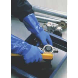 Showa 660 Chemical Hazard Gauntlets Blue X Large