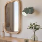 Eglo Tilston Cylindrical 1-Light Spotlight Green