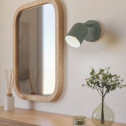 Eglo Tilston Cylindrical 1-Light Spotlight Green