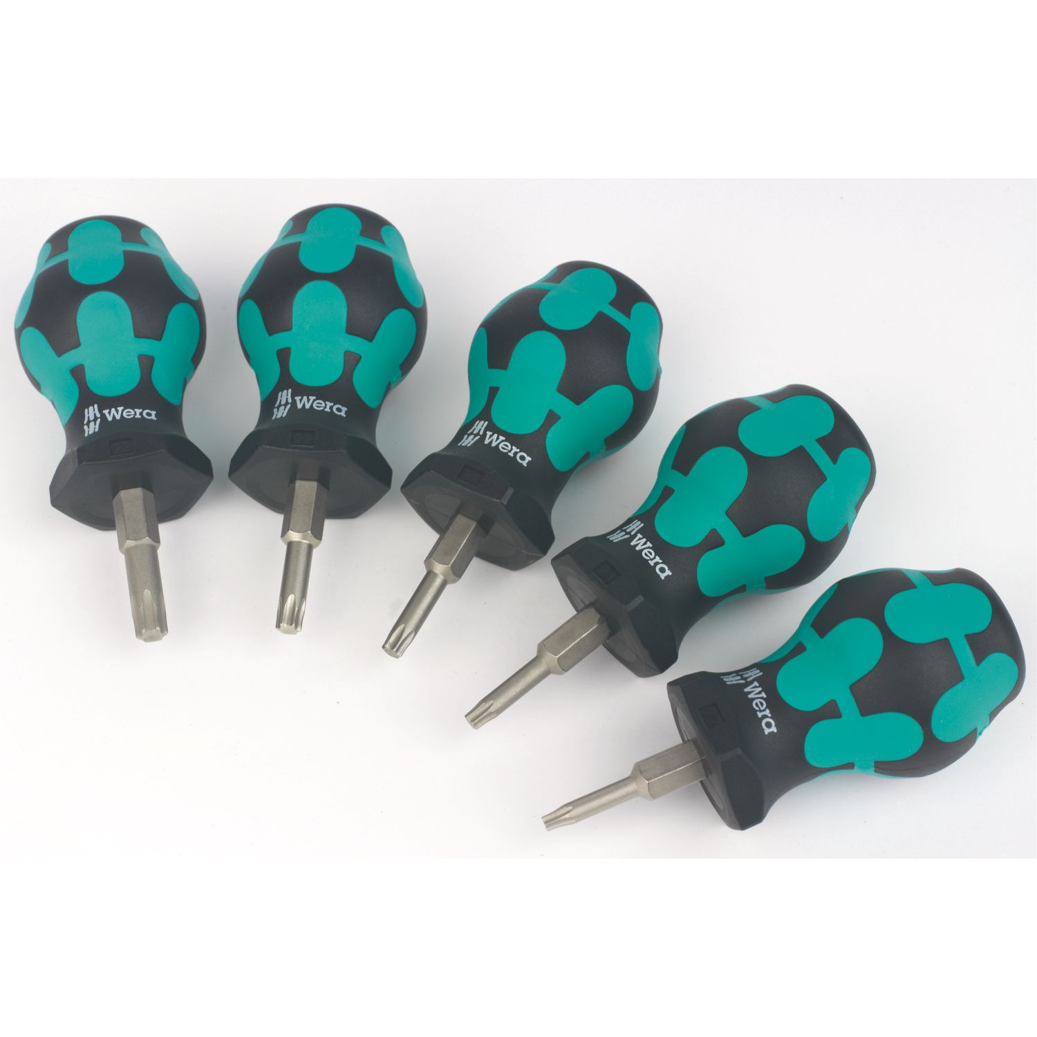 Wera TX 1 Kraftform TX Stubby Screwdriver Set 5 Pieces (552FU)