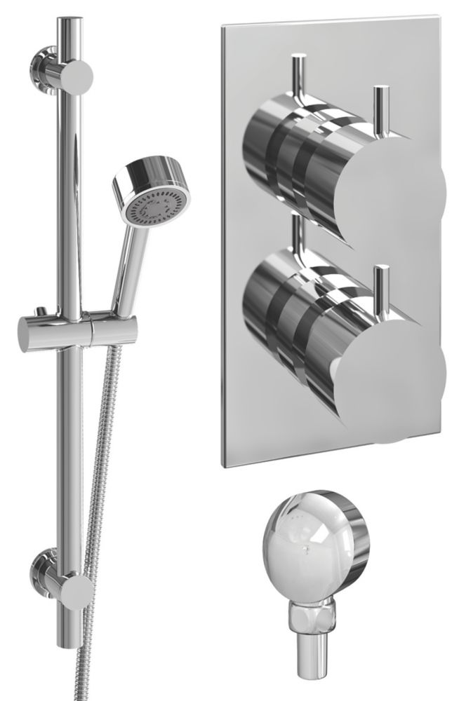 ETAL Mystique RearFed Concealed Polished Chrome Thermostatic Bar Mixer