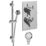 ETAL Mystique Rear-Fed Concealed Polished Chrome Thermostatic Bar Mixer Shower
