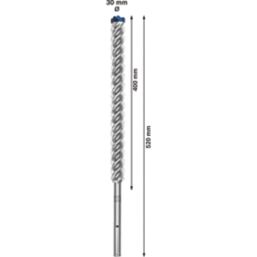 Bosch Expert SDS Max Shank Masonry Drill Bit 30mm x 520mm