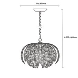 Quay Design Denebola Pendant Light Gold Leaf