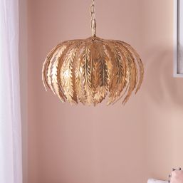 Quay Design Denebola Pendant Light Gold Leaf