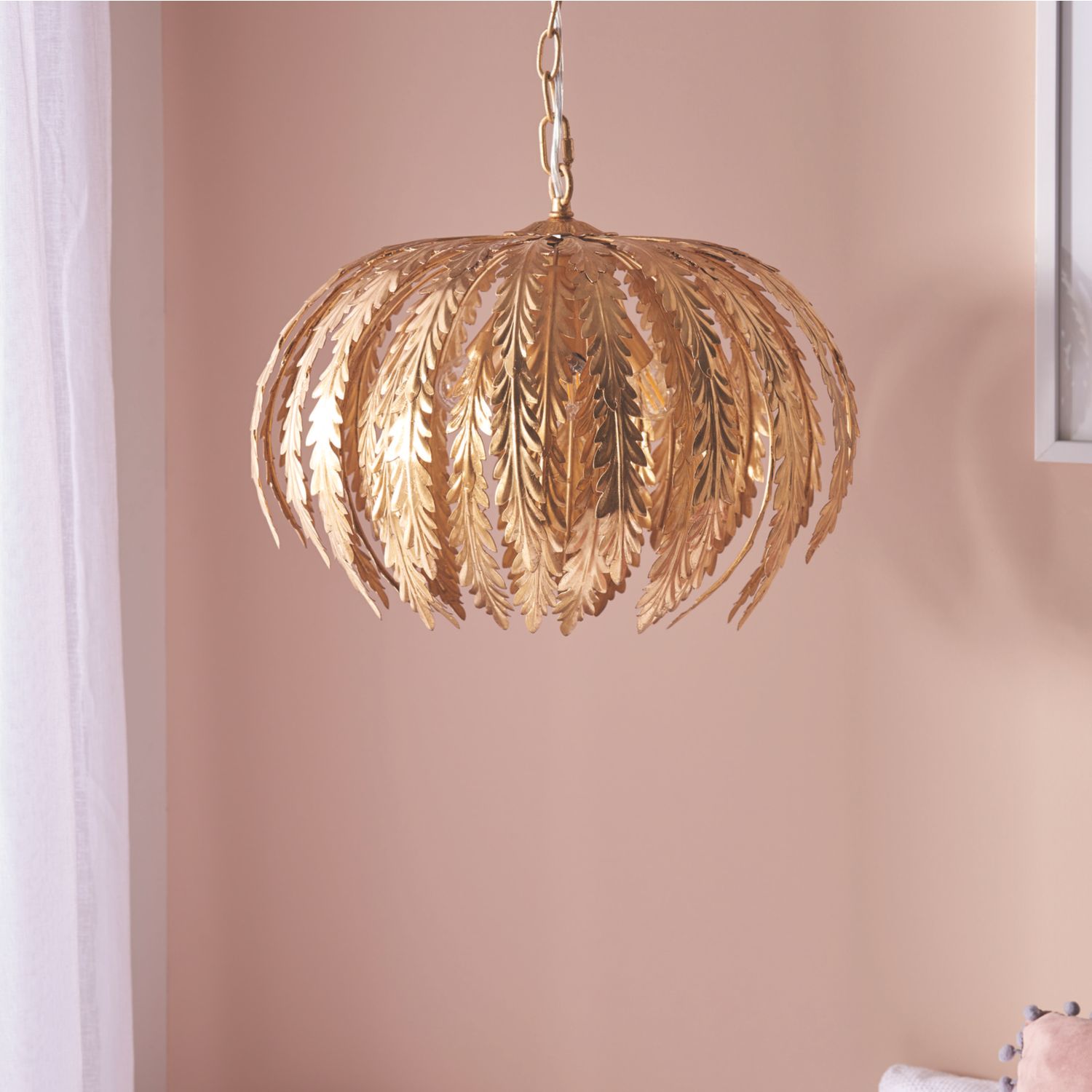 Quay Design Denebola Pendant Light Gold Leaf (552VG)