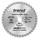 Trend CraftPro CSB/16540T Wood Thin Kerf Circular Saw Blade 165mm x 20mm 40T