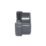 FloPlast MiniFlo Half Round External Gutter Stop End Anthracite Grey 76mm