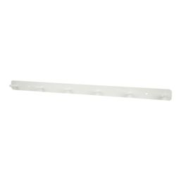 Essentials 6-Hook Rail White 400mm x 45mm