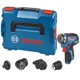 Bosch GSR 12V-35 FC 12V Li-Ion CoolPack Brushless Cordless Drill Driver with FlexiClick Attachments - Bare
