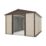 Yardmaster  9' 6" x 12' (Nominal) Apex Shiplap Metal Shed Stone Grey