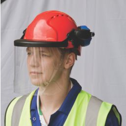 JSP Evolution Safety Helmet Visor Kit Black/Clear