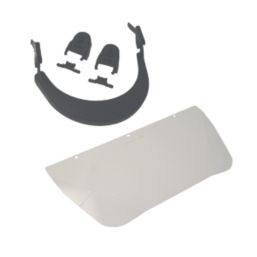 JSP Evolution Safety Helmet Visor Kit Black/Clear