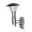 Outdoor Cone Wall Light With PIR Sensor Stainless Steel Effect
